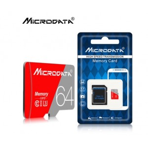 MICRODATA  64BG I3級高速傳輸NANO SD 記憶卡 附SD卡套